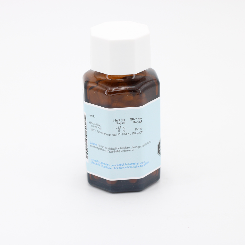 NATURAFIT Zink 15 mg Zinkpicolinat Kapseln