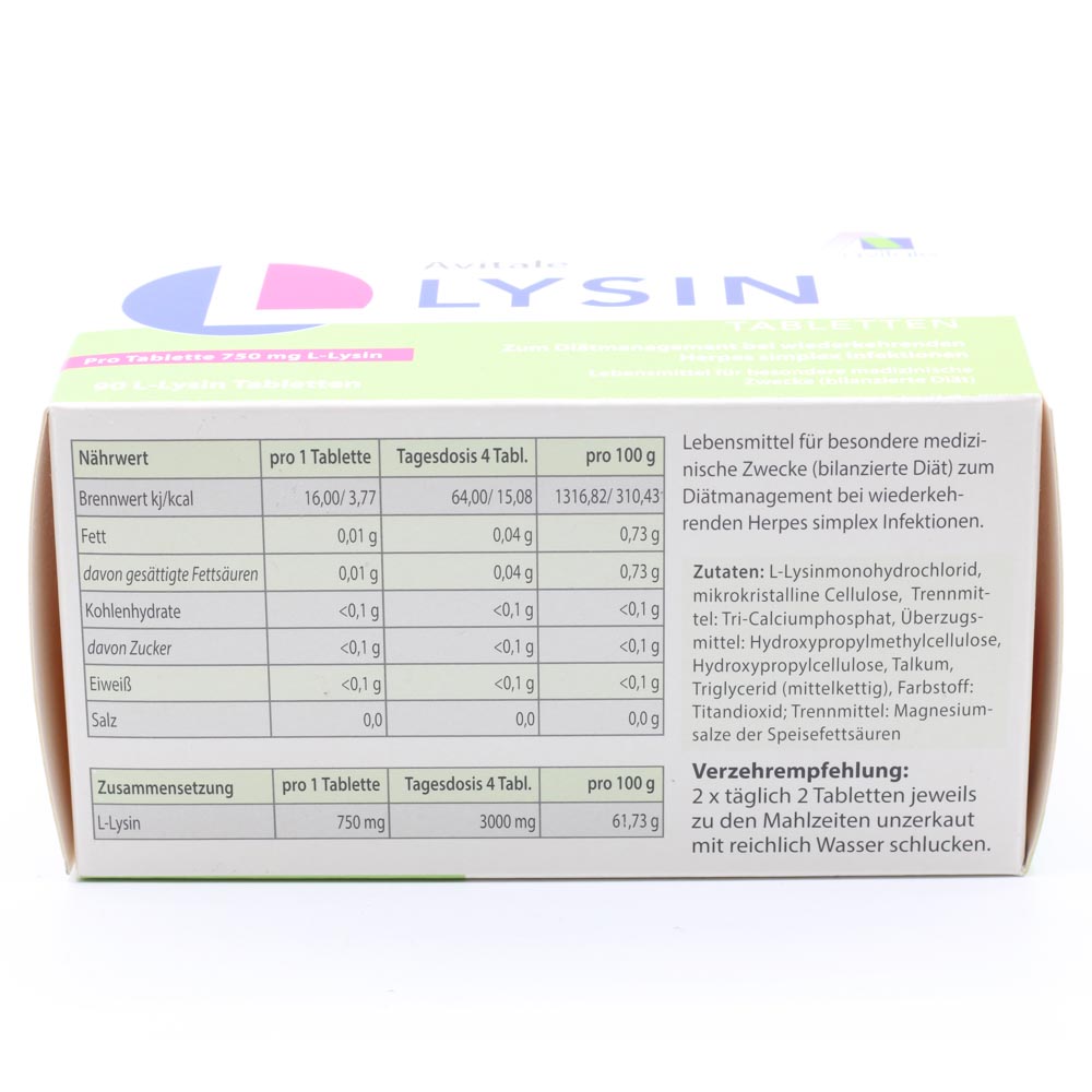 L-LYSIN 750 mg Tabletten