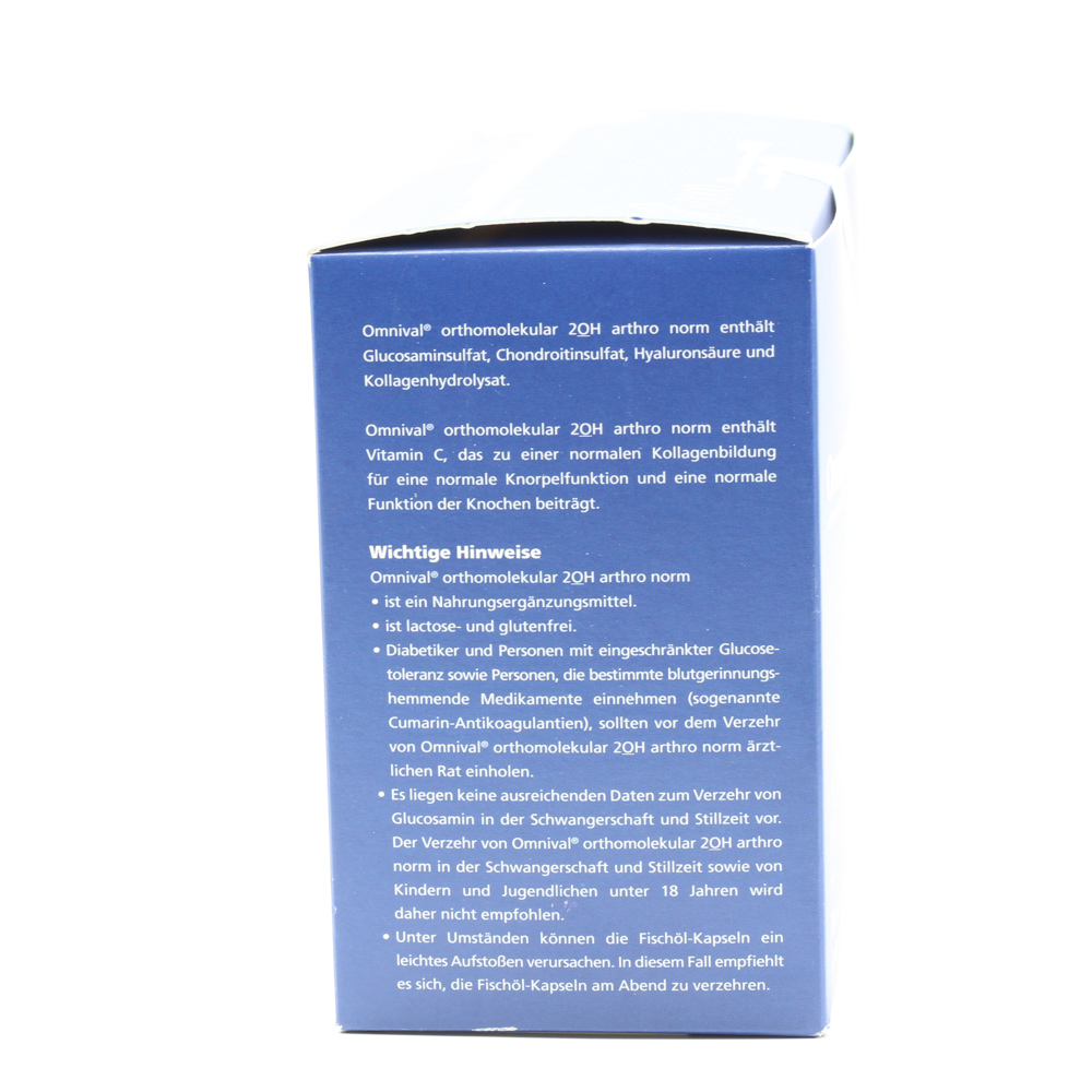 OMNIVAL orthomolekul.2OH arthro norm 30Gran.Kap.