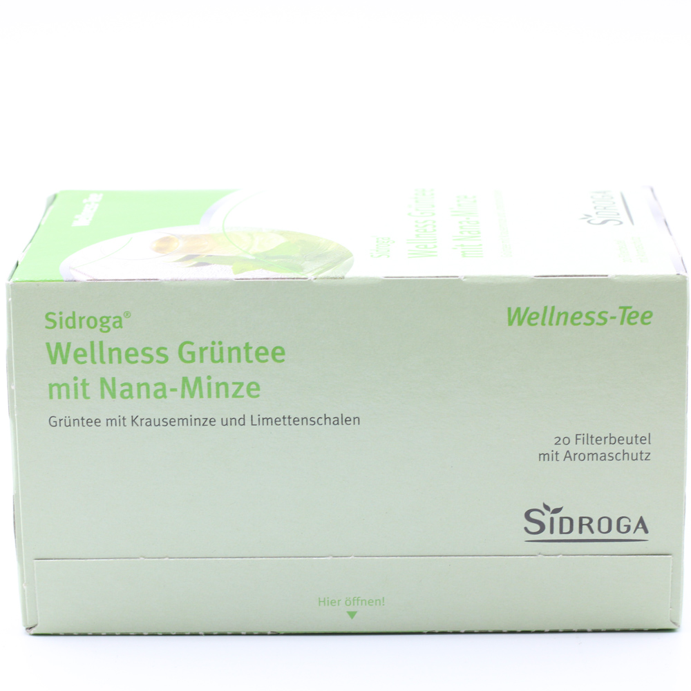 SIDROGA Wellness Grüntee m. Nana-Minze Filterb.