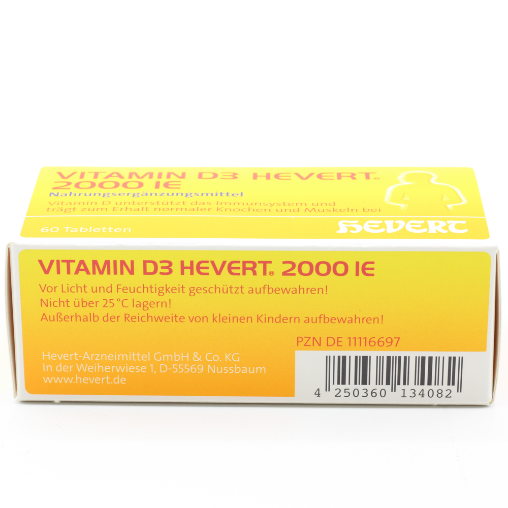 VITAMIN D3 HEVERT 2000 I.E. Tabletten
