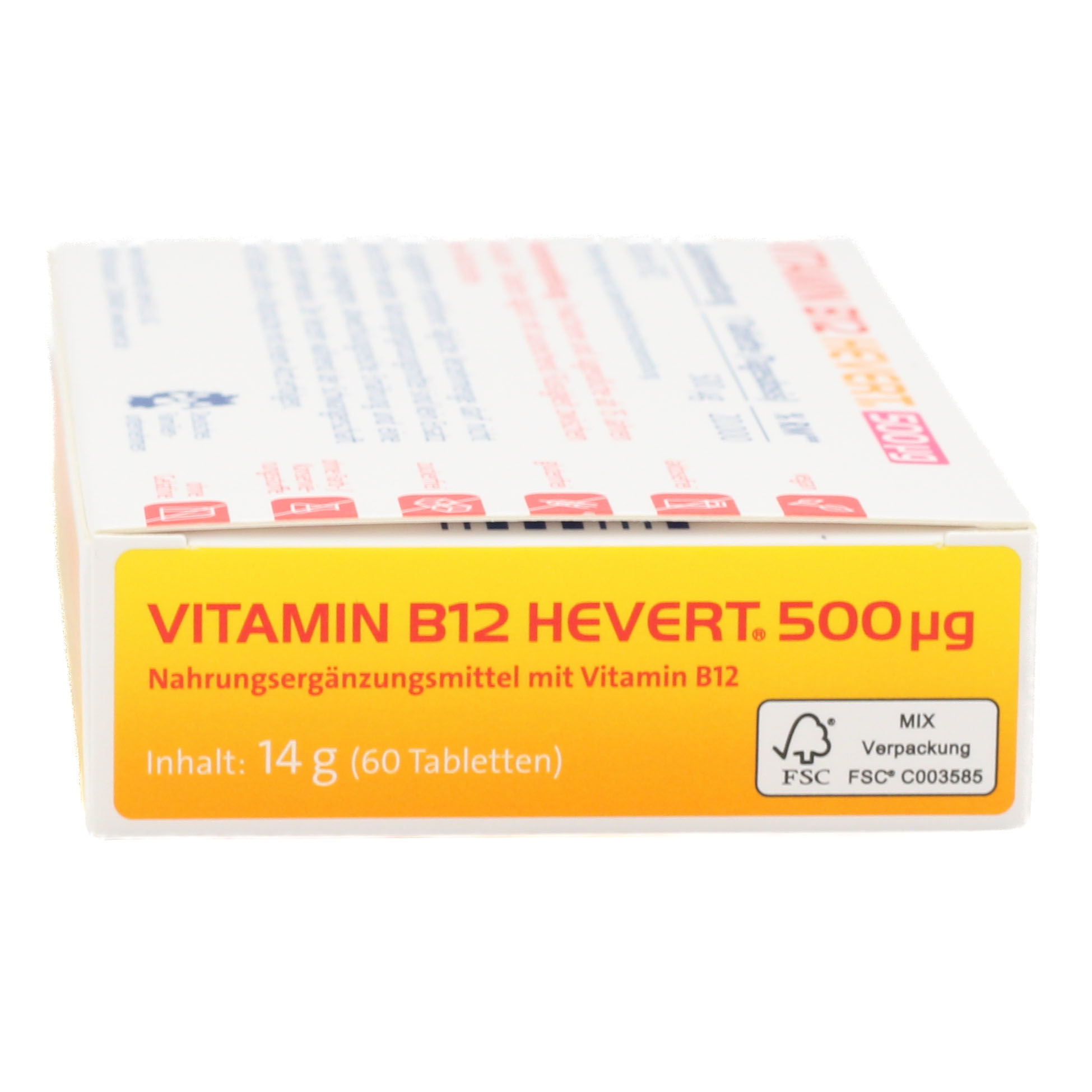 VITAMIN B12 HEVERT 500 μg Tabletten