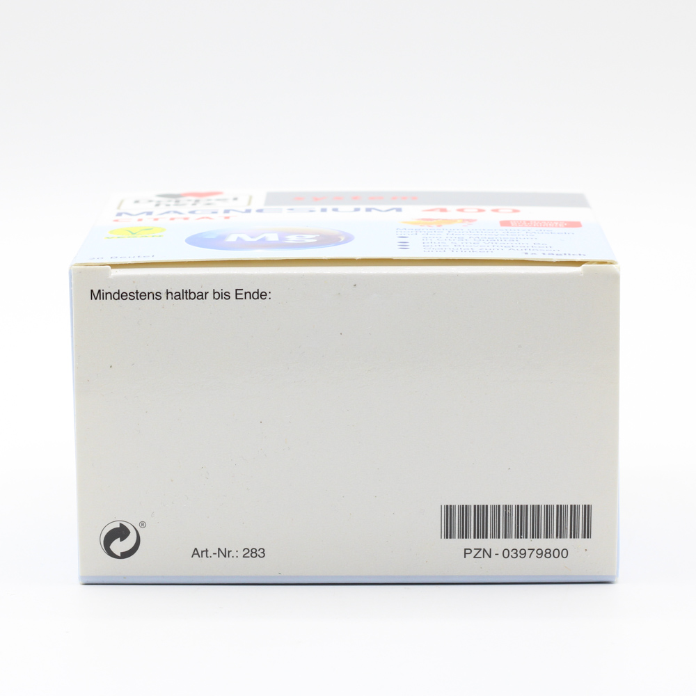 DOPPELHERZ Magnesium 400 Citrat system Granulat