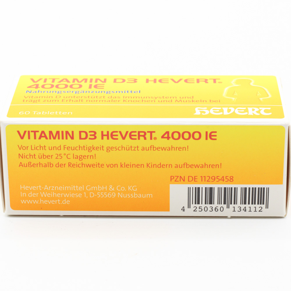 VITAMIN D3 HEVERT 4000 I.E. Tabletten