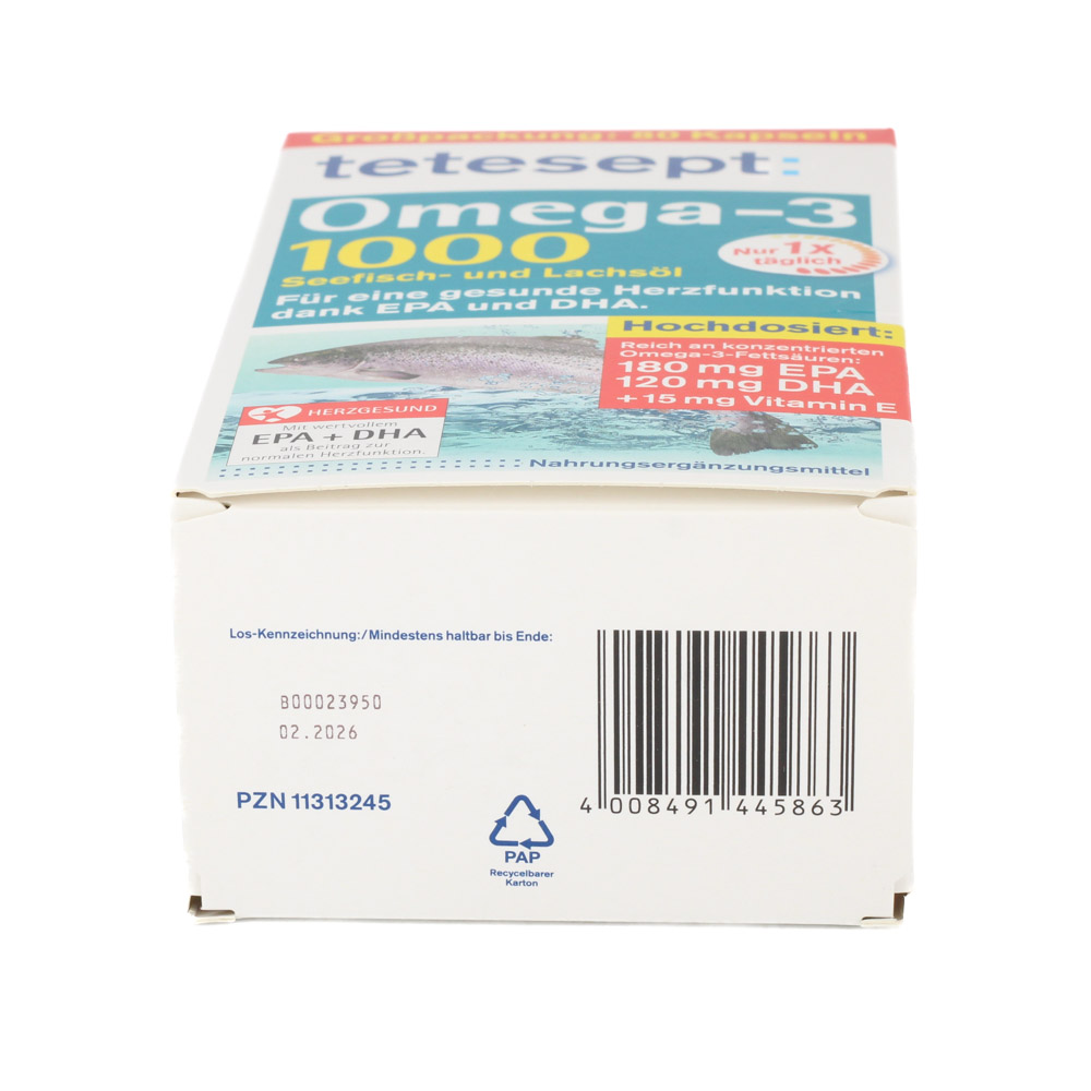 TETESEPT Omega-3 1000 Kapseln