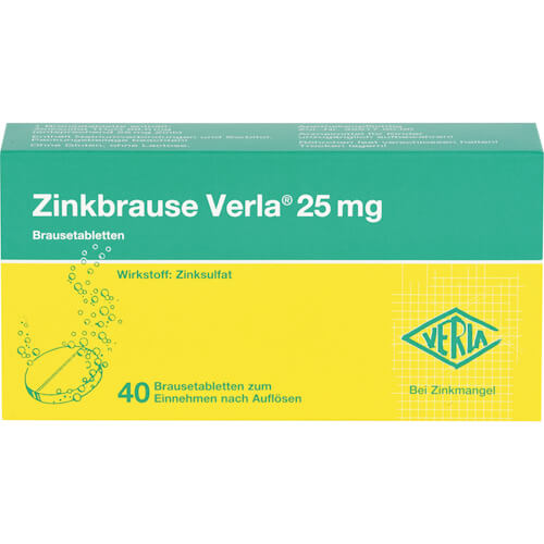 ZINKBRAUSE Verla 25 mg Brausetabletten