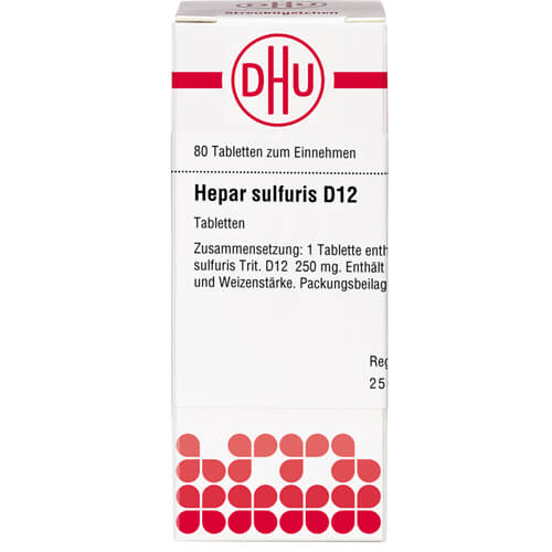 HEPAR SULFURIS D 12 Tabletten