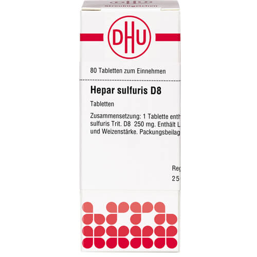 HEPAR SULFURIS D 8 Tabletten