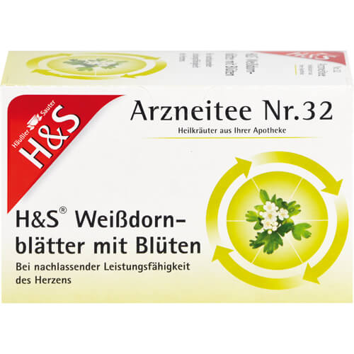 H&S Weißdornblätter mit Blüten Filterbeutel