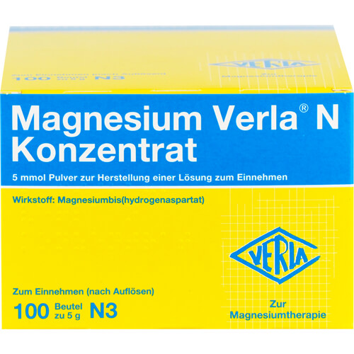 MAGNESIUM VERLA N Konzentrat Plv.z.H.e.L.z.Einn.