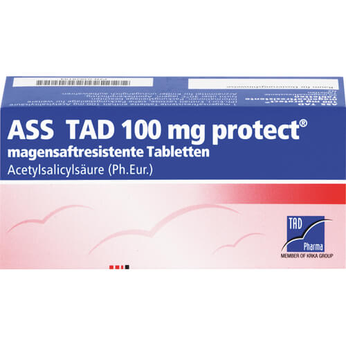 ASS TAD 100 mg protect magensaftres.Filmtabletten