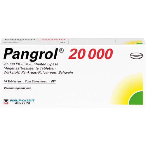 PANGROL 20.000 magensaftresistente Tabletten