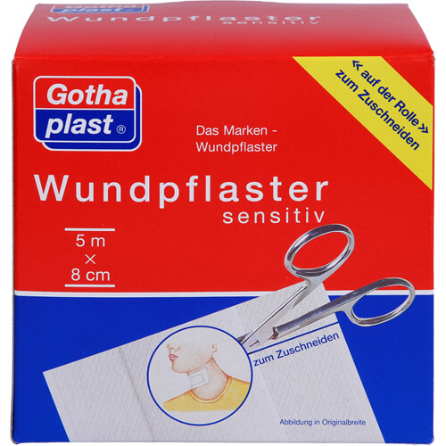 GOTHAPLAST Wundpfl.sensitiv 8 cmx5 m