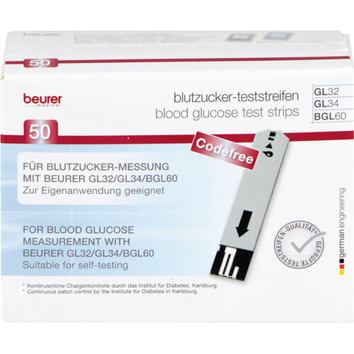 BEURER GL32/GL34/BGL60 Blutzucker-Teststreifen