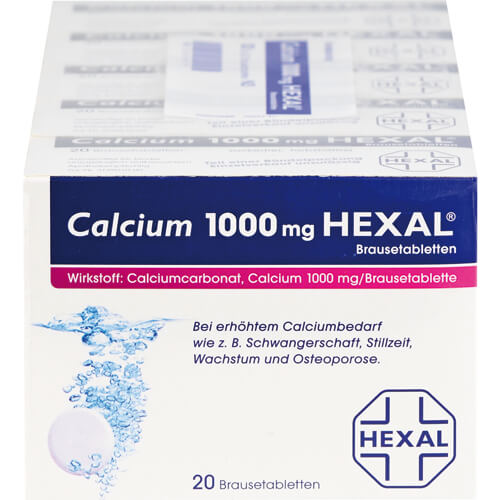 CALCIUM 1000 HEXAL Brausetabletten