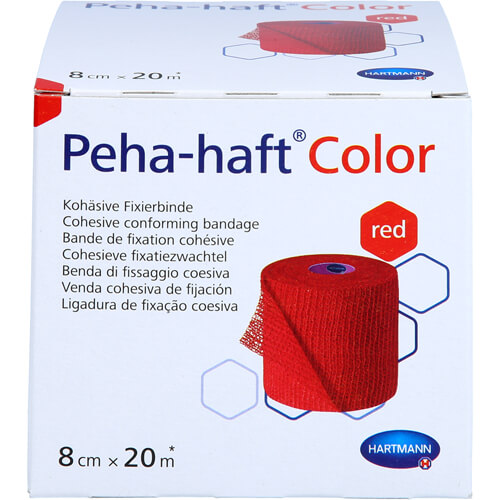 PEHA-HAFT Color Fixierb.latexfrei 8 cmx20 m rot