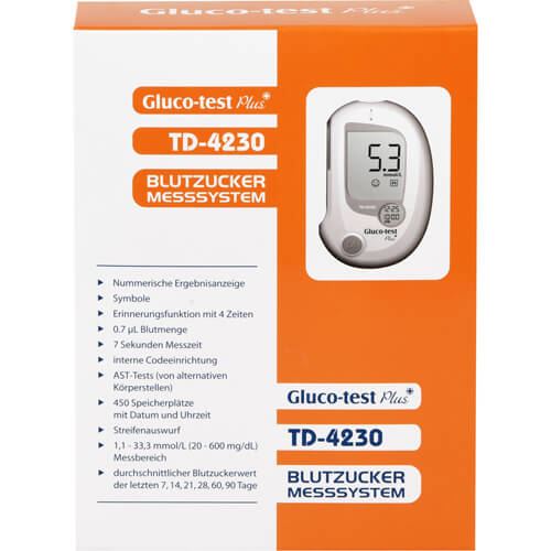 GLUCO TEST Plus 10 Set mmol/l