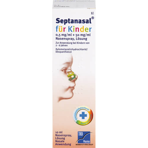 SEPTANASAL für Kinder 0,5 mg/ml + 50 mg/ml Nasens.