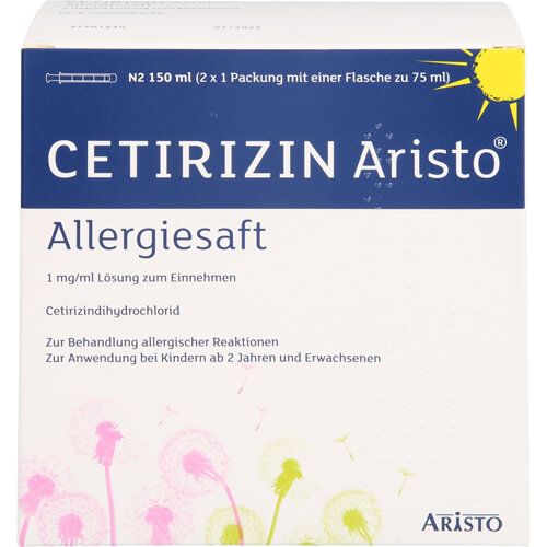 CETIRIZIN Aristo Allergiesaft 1 mg/ml Lsg.z.Einn.