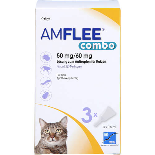 AMFLEE combo 50/60mg Lsg.z.Auftropfen f.Katzen