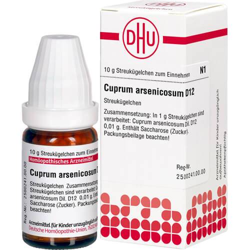 CUPRUM ARSENICOSUM D 12 Globuli