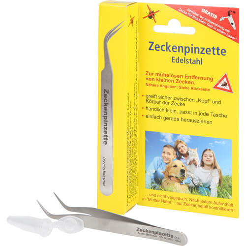 ZECKENPINZETTE Chirurgenstahl
