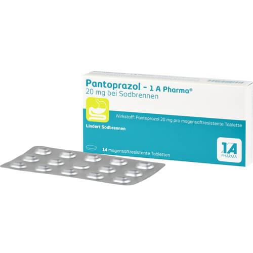 PANTOPRAZOL-1A Pharma 20mg bei Sodbrennen msr.Tab.