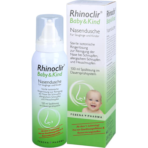 RHINOCLIR Baby & Kind Nasendusche Lösung
