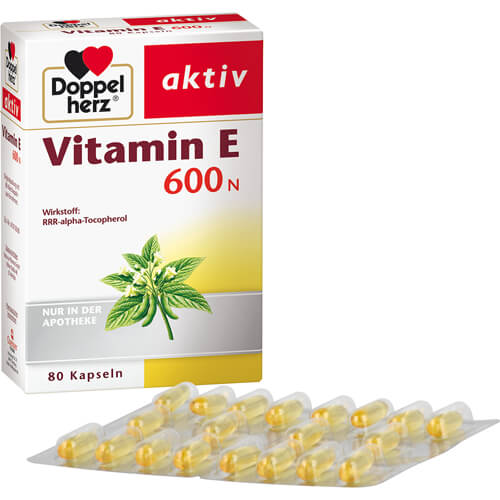 DOPPELHERZ Vitamin E 600 N Weichkapseln