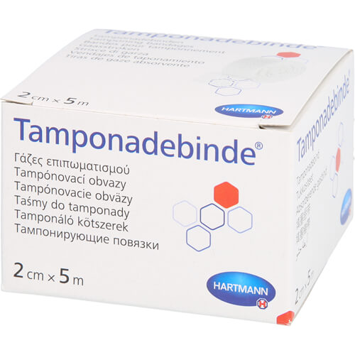 TAMPONADEBINDE 2 cmx5 m steril Hartmann
