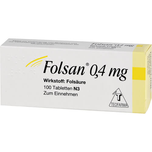 FOLSAN 0,4 mg Tabletten