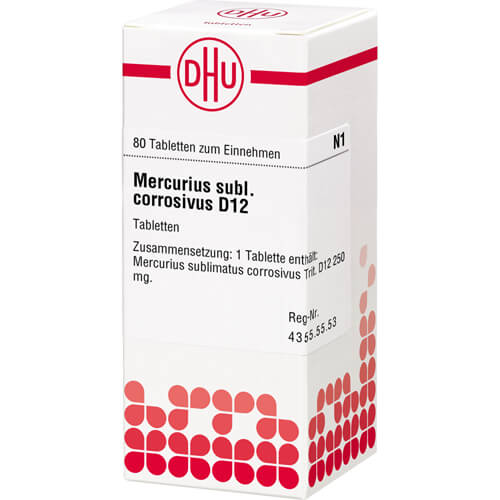 MERCURIUS SUBLIMATUS corrosivus D 12 Tabletten