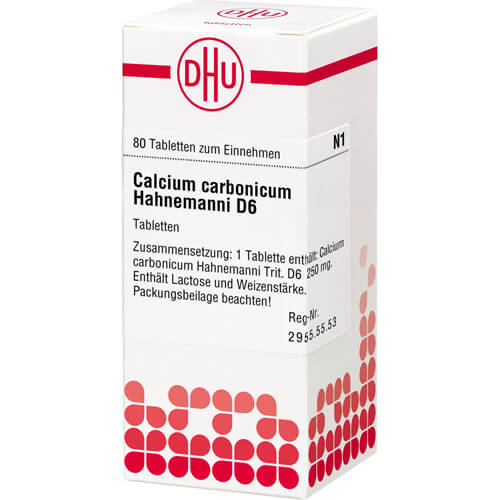CALCIUM CARBONICUM Hahnemanni D 6 Tabletten
