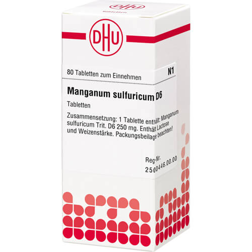 MANGANUM SULFURICUM D 6 Tabletten