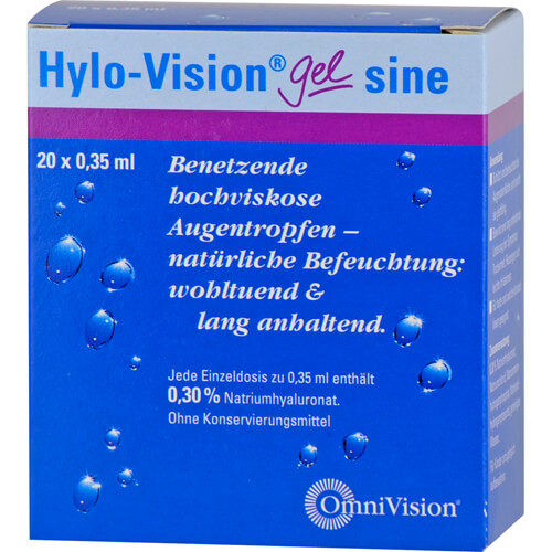 HYLO-VISION Gel sine Einzeldosispipetten