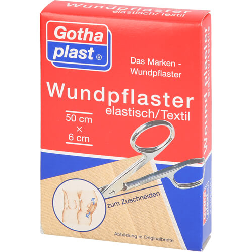 GOTHAPLAST Wundpfl.elast.6 cmx0,5 m geschnitten