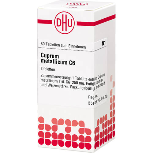 CUPRUM METALLICUM C 6 Tabletten