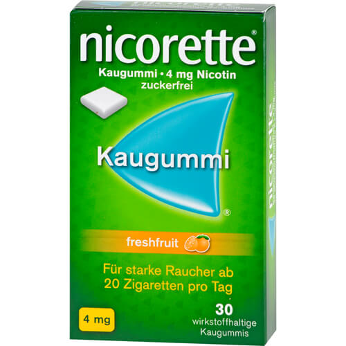 NICORETTE Kaugummi 4 mg freshfruit