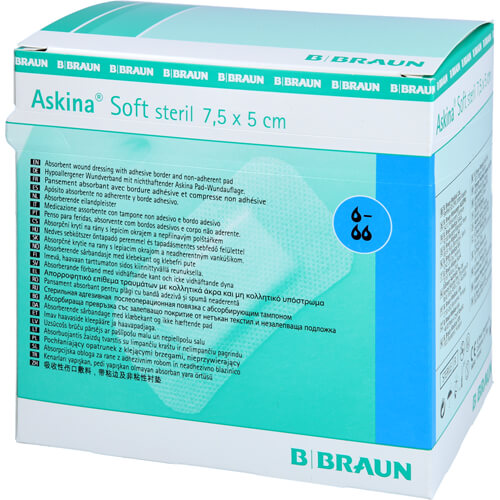 ASKINA Soft Wundverband 5x7,5 cm steril