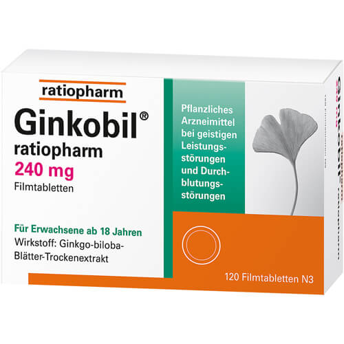 GINKOBIL-ratiopharm 240 mg Filmtabletten