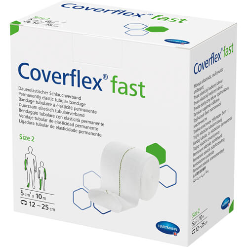 COVERFLEX fast Schlauchverb.Gr.2 5 cmx10 m weiß