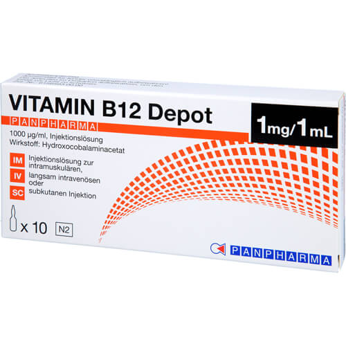 VITAMIN B12 DEPOT PANPHARMA 1000 μg/ml Inj.-Lsg.