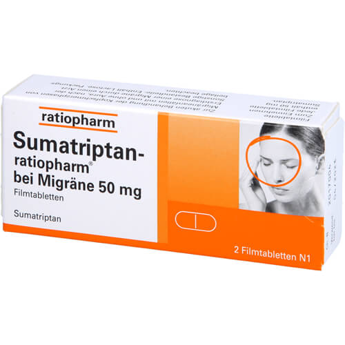 SUMATRIPTAN-ratiopharm bei Migräne 50 mg Filmtabl.