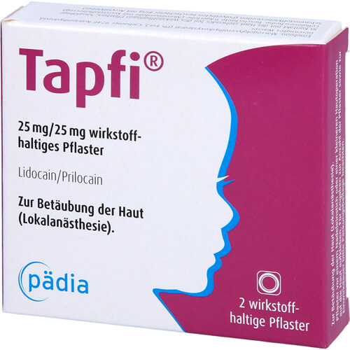 TAPFI 25 mg/25 mg wirkstoffhaltiges Pflaster