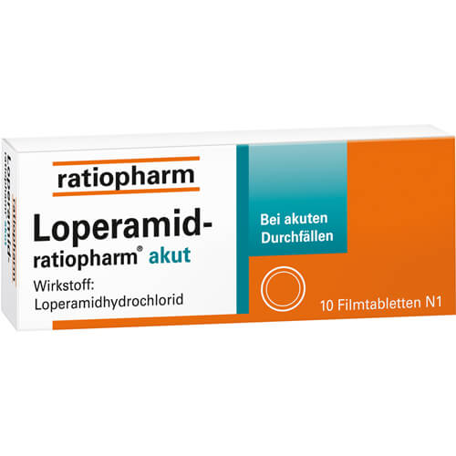 LOPERAMID-ratiopharm akut 2 mg Filmtabletten