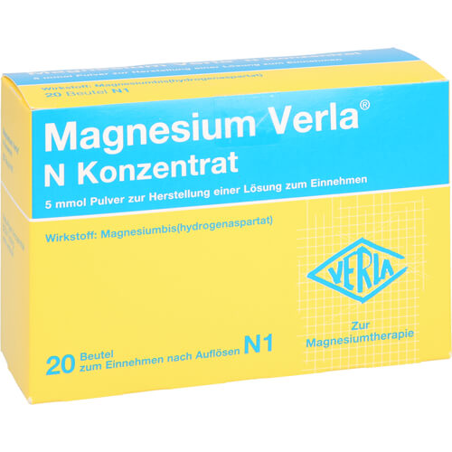 MAGNESIUM VERLA N Konzentrat Plv.z.H.e.L.z.Einn.