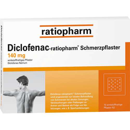 DICLOFENAC-ratiopharm Schmerzpflaster