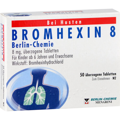 BROMHEXIN 8 Berlin Chemie überzogene Tabletten