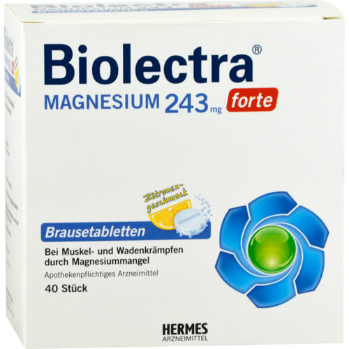 BIOLECTRA Magnesium 243 mg forte Zitrone Br.-Tabl.
