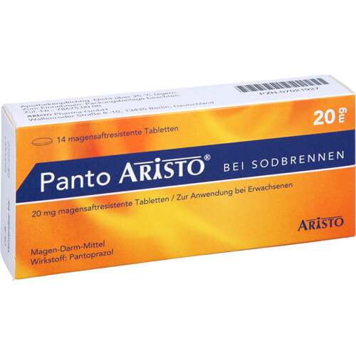 PANTO Aristo bei Sodbrennen 20 mg magensaftr.Tabl.